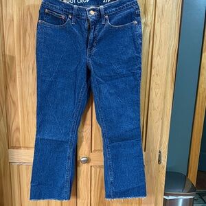 J. Crew Dark Blue Ankle Jeans